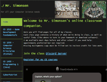 Tablet Screenshot of mrsimonsen.net